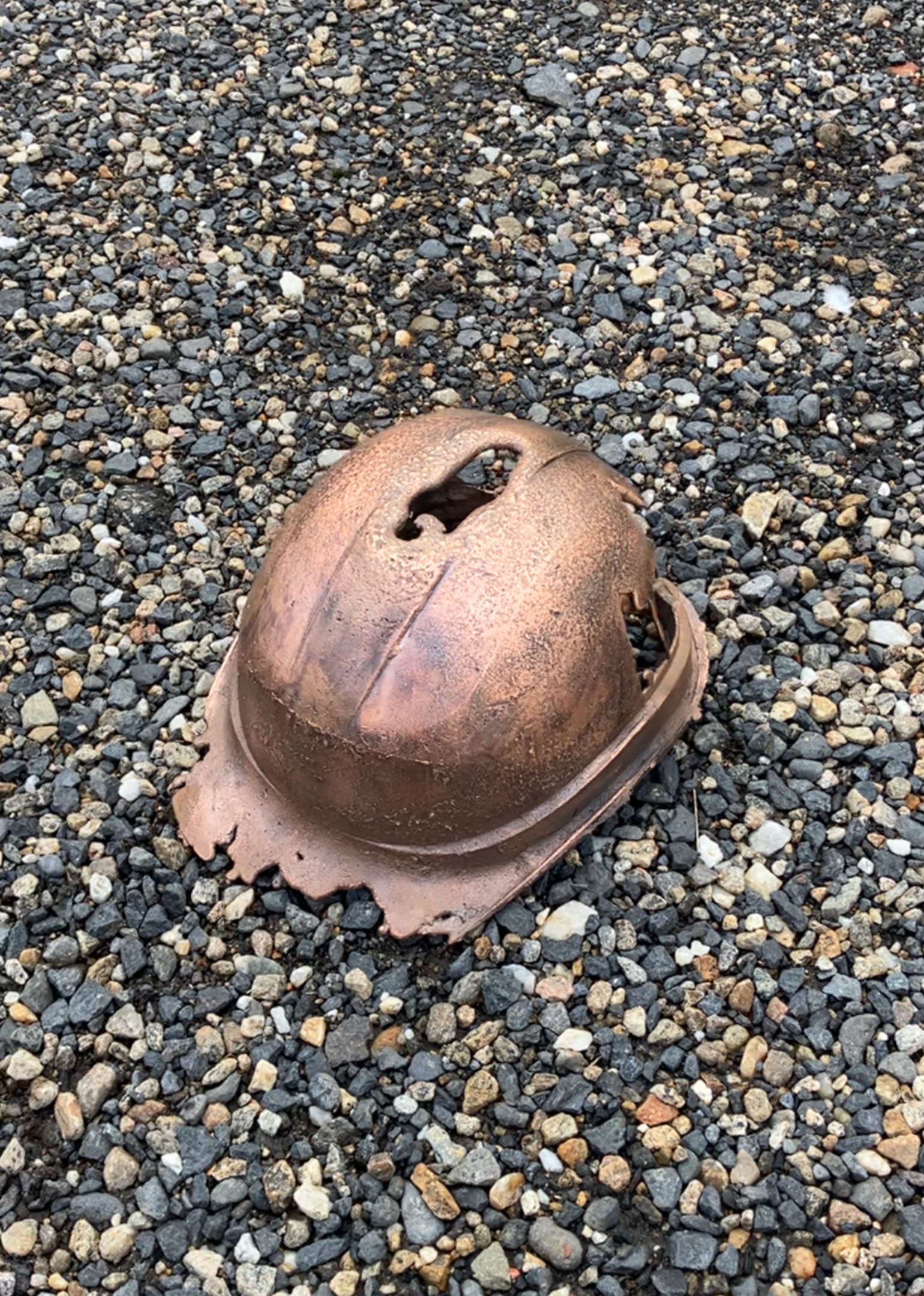 Sous le goudron, les bronzes, Pierre et Sidonie, Casque